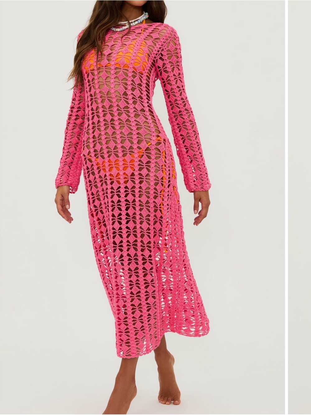 NWOT Ariana Open Stitch Beach Cover Up
